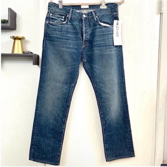 MOTHER Men's Classic Make It Double The Neat Straight Jeans Size 32 - Picture 1 of 9